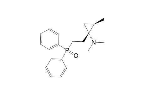 cis-{1-[(2'-Diphenylphosphinoyl)ethyl]-2-methylcyclopropyl}dimethylamine