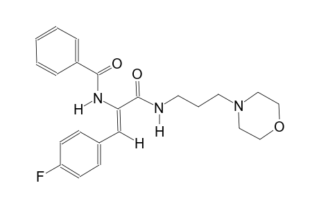 benzamide, N-[(Z)-2-(4-fluorophenyl)-1-[[[3-(4-morpholinyl)propyl]amino]carbonyl]ethenyl]-