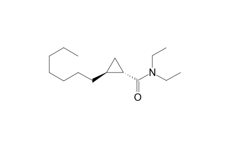 trans-N,N-Diethyl-2-heptylcyclopropanecarboxamide