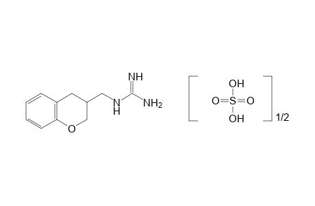 [(3,4-dihydro-2H-1-benzopyran-3-yl)methyl]guanidine, sulfate (2:1)