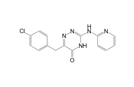1,2,4-triazin-5(4H)-one, 6-[(4-chlorophenyl)methyl]-3-(2-pyridinylamino)-