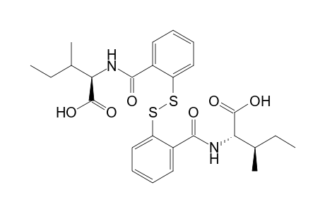[S-(R*,R*)2-[[2-(1-carboxy-2-methylbutylcarbamoyl)phenyldisulfanyl]-benzoyl]-amino]-3-methylpentanoic acid