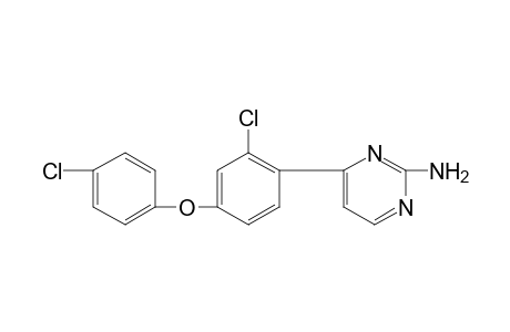 2-AMINO-4-[2-CHLORO-4-(p-CHLOROPHENOXY)PHENYL]PYRIMIDINE