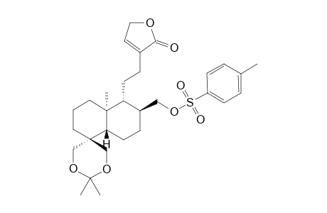 18,19-ISOPROPYLIDENEDIOXY-17-PARA-TOLUENESULPHONYLOXY-ENT-LABD-13-EN-16,15-OLACTONE