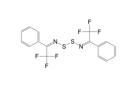 [(1Z)-2,2,2-trifluoro-N-({[(Z)-2,2,2-trifluoro-1-phenylethylidene]amino}disulfanyl)ethanimidoyl]benzene