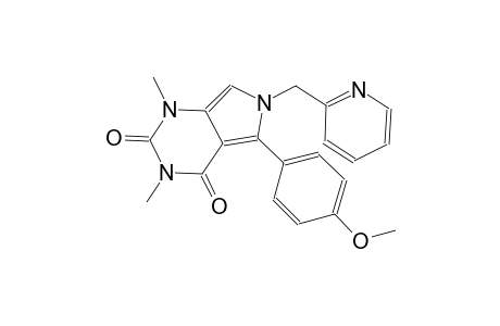 5-(4-methoxyphenyl)-1,3-dimethyl-6-(2-pyridinylmethyl)-1H-pyrrolo[3,4-d]pyrimidine-2,4(3H,6H)-dione