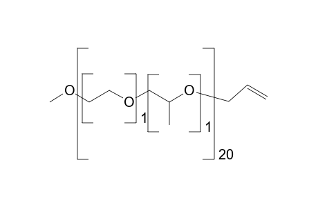 Methoxy poly(ethylene glycol-stat-propylene glycol)alpha allyl end group