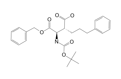 (R)-2-[(R)-2-(BENZYLOXY)-1-(TERT.-BUTOXYCARBONYLAMINO)-2-OXO-ETHYL]-5-PHENYLPENTANOIC-ACID
