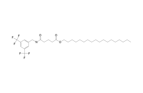 Glutaric acid, monoamide, N-(3,5-di(trifluoromethyl)benzyl)-, octadecyl ester