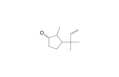 3-(3,3-Dimethyl-1-propen-3-yl)-2-methylcyclopentanone
