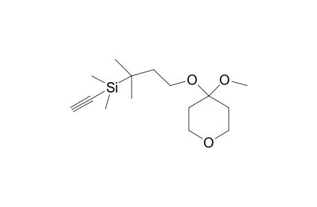 4-{[3'-[Ethynyl(dimethyl)silyl]-3'-methylbutoxy}tetrahydro-4-methoxy-2H-pyran
