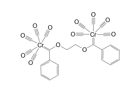 Ethylenedioxybis[phenylcarbene(pentacarbonyl)chromium] complex