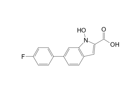 6-(4-Fluorophenyl)-1-hydroxy-1H-indole-2-carboxylic acid