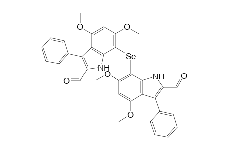 7,7'-Seleno-bis(4,6-dimethoxy-3-phenylindole)-2,2'-dicarbaldehyde