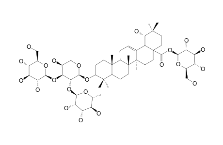 LATIFOLOSIDE-C;3-O-[ALPHA-L-RHAMNOPYRANOSYL-(1->2)]-[BETA-D-GLUCOPYRANOSYL-(1->3)]-ALPHA-L-ARABINOPYRANOSYL-SIARESINOLIC-ACID-28-O-BETA-D-GLUCOPYRA