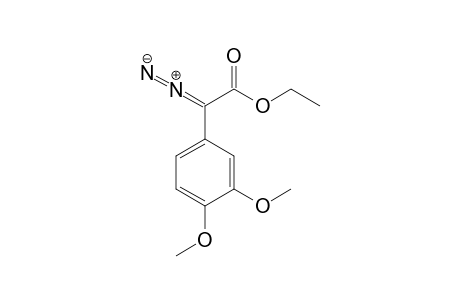 Ethyl .alpha.-diazo-(3',4'-dimethoxyphenyl)acetate