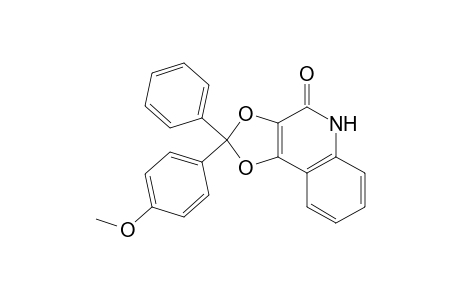 1,3-Dioxolo[4,5-c]quinolin-4(5H)-one, 2-(4-methoxyphenyl)-2-phenyl-