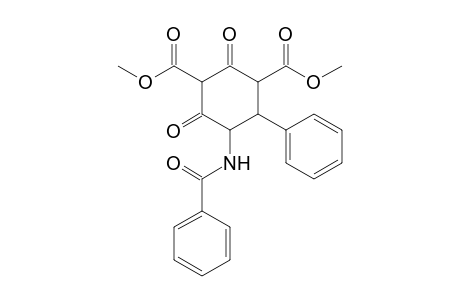 3-Cyclohexene-1,3-dicarboxylic acid, 5-benzamido-4-hydroxy-2-oxo-6-phenyl-, dimethyl ester