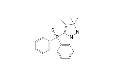 diphenyl(3,3,4-trimethyl-3H-pyrazol-5-yl)phosphine sulfide