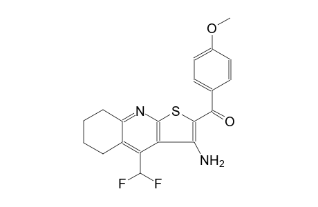 methanone, [3-amino-4-(difluoromethyl)-5,6,7,8-tetrahydrothieno[2,3-b]quinolin-2-yl](4-methoxyphenyl)-