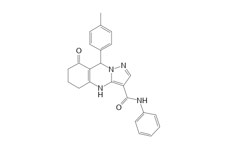 N-Phenyl-8-oxo-9-(p-tolyl)-4,5,6,7,8,9-hexahydropyrazolo[5,1-b]-quinazoline-3-carboxamide