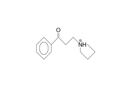 3-(1-Pyrrolidinyl)-propiophenone cation