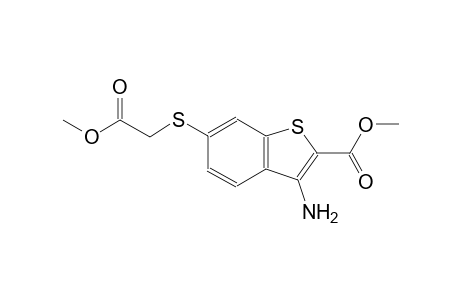 benzo[b]thiophene-2-carboxylic acid, 3-amino-6-[(2-methoxy-2-oxoethyl)thio]-, methyl ester