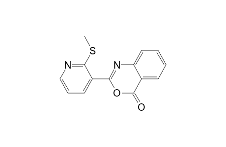 2-(2-methylsulfanyl-3-pyridyl)-3,1-benzoxazin-4-one