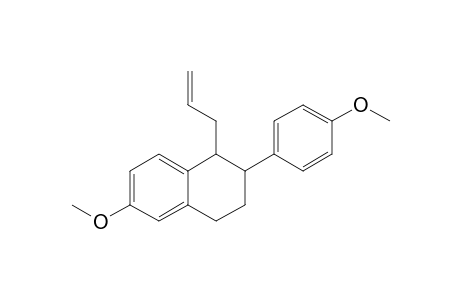 1-ALLYL-2-(4-METHOXYPHENYL)-6-METHOXY-1,2,3,4-TETRAHYDRONAPHTHALENE