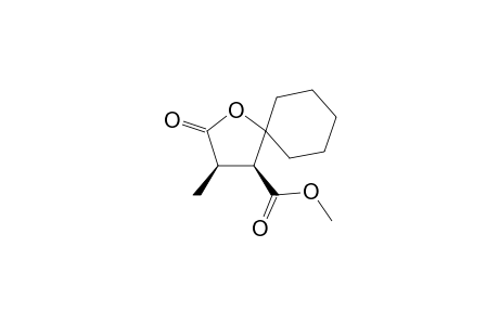 cis-Cyclohexanespiro-4'-[3'-(methoxycarbonyl)-2'-methyl-4'-butanolide]