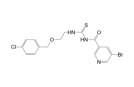 thiourea, N-[(5-bromo-3-pyridinyl)carbonyl]-N'-[2-[(4-chlorophenyl)methoxy]ethyl]-