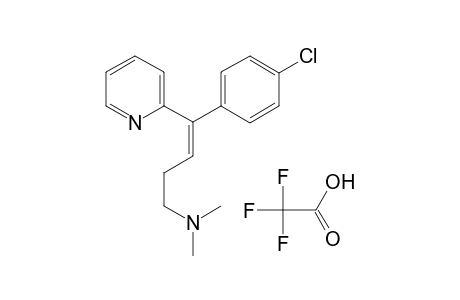 (3Z)-4-(4-Chlorophenyl)-N,N-dimethyl-4-(2-pyridyl)but-3-en-1-ammonium trifluoroacetate