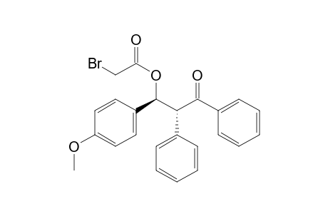(1S,2R)/(1R,2S)-1-(4-Methoxyphenyl)-3-oxo-2,3-diphenylpropyl 2-Bromoacetate