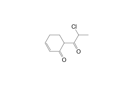 6-(2-Chloranylpropanoyl)cyclohex-2-en-1-one