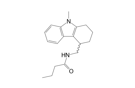 N-[(9-methyl-1,2,3,4-tetrahydrocarbazol-4-yl)methyl]butanamide