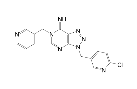 3-[(6-Chloropyridin-3-yl)methyl]-6-[(pyridin-3-yl)methyl]-6,7-dihydro-3H-1,2,3-triazolo-[4,5-d]pyrimidin-7-imine
