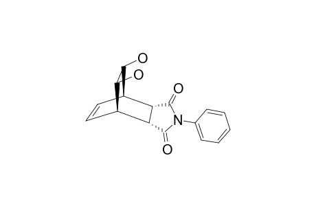 (3A-ALPHA,4-ALPHA,7-ALPHA,7A-ALPHA,8S*,9R*)-3A,4,7,7A-TETRAHYDRO-8,9-DIHYDROXY-2-PHENYL-4,7-ETHANO-1H-ISOINDOLE-1,3(2H)-DIONE