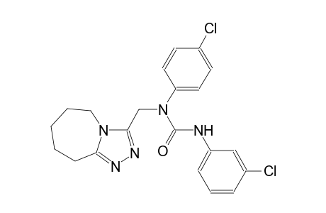 N'-(3-chlorophenyl)-N-(4-chlorophenyl)-N-(6,7,8,9-tetrahydro-5H-[1,2,4]triazolo[4,3-a]azepin-3-ylmethyl)urea