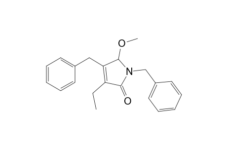 1,4-Dibenzyl-3-ethyl-5-methoxy-1H-pyrrol-2(5H)-one