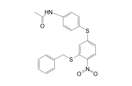 N-(4-([3-(Benzylsulfanyl)-4-nitrophenyl]sulfanyl)phenyl)acetamide