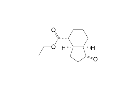 (1R*,2R*,6R*)-2-Carbethoxy-7-oxobicyclo[4.3.0]nonane