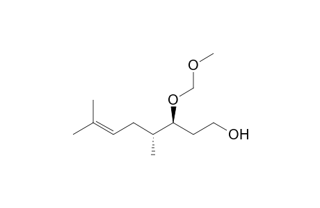 (3S,4R)-3-(methoxymethoxy)-4,7-dimethyl-6-octen-1-ol