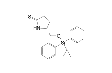 (R)-5-(tert-Butyldiphenylsiloxy)methylpyrrolidin-2-thione