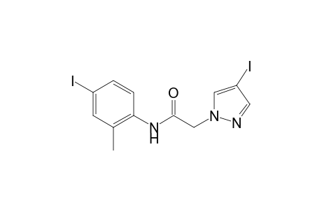 1H-Pyrazole-1-acetamide, 4-iodo-N-(4-iodo-2-methylphenyl)-