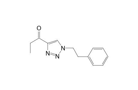1-[1-(2-Phenylethyl)-1H-1,2,3-triazol-4-yl]propan-1-one