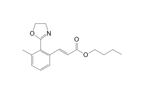 Butyl (E)-3-[2-(2-oxazolinyl)-3-methylphenyl]acrylate