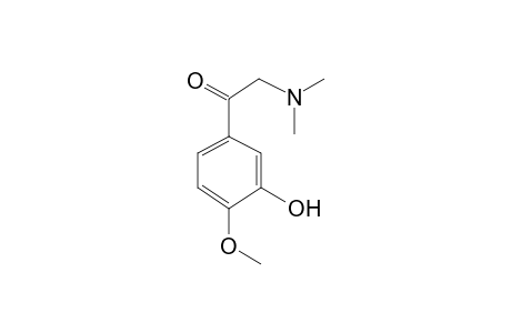 2-(Dimethylamino)-1-(3-hydroxy-4-methoxyphenyl)ethanone