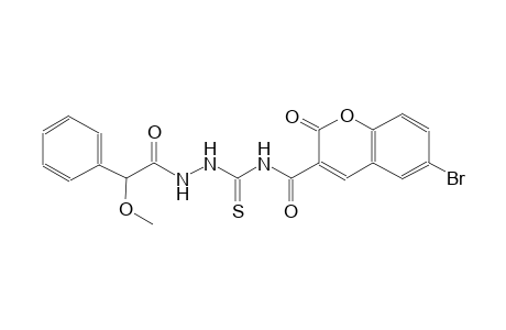 6-bromo-N-({2-[methoxy(phenyl)acetyl]hydrazino}carbothioyl)-2-oxo-2H-chromene-3-carboxamide