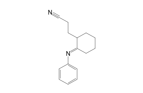 3-[2-Phenyliminocyclohexyl]propionitrile