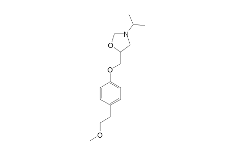 3-isopropyl-5-[[4-(2-methoxyethyl)phenoxy]methyl]oxazolidine